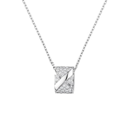 [Moco]LIENS EVIDENCE DIAMOND PAVED NECKLACE