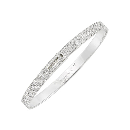 [Moco]HM KELLY BRACELET IN SILVER AND FULL PAVE DIAMOND