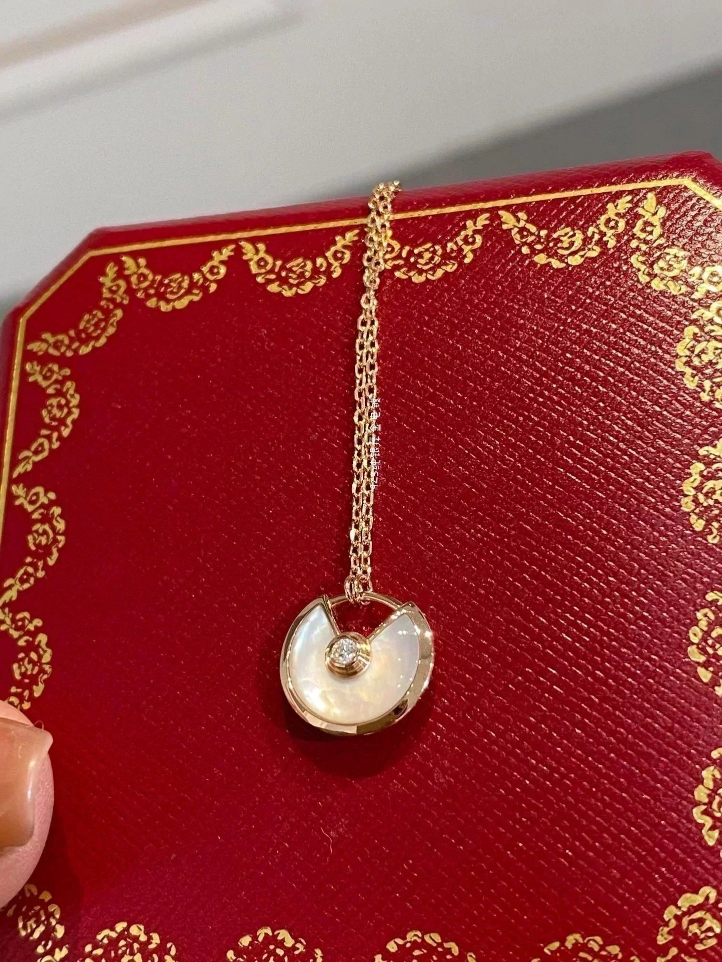 [Moco]AMULETTE ROSE GOLD MOP NECKLACE