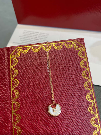 [Moco]AMULETTE ROSE GOLD MOP NECKLACE