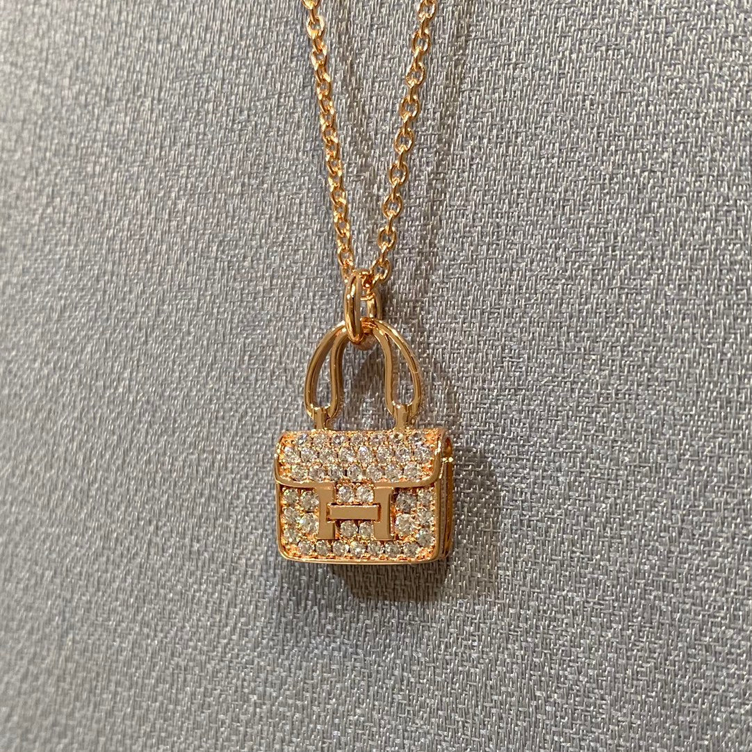 [Moco]CONSTANCE PEDANT DIAMOND NECKLACE