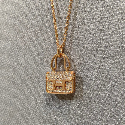 [Moco]CONSTANCE PEDANT DIAMOND NECKLACE