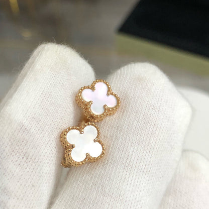 [Moco]CLOVER MINI GOLD EARRINGS