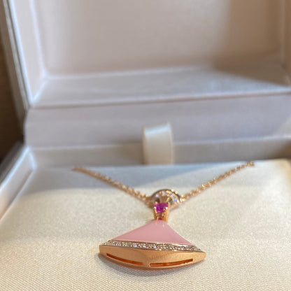 [Moco]DREAM NECKLACE PINK OPAL