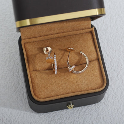 [Moco]JUSTE EARRINGS 12.75MM PINK GOLD DIAMOND