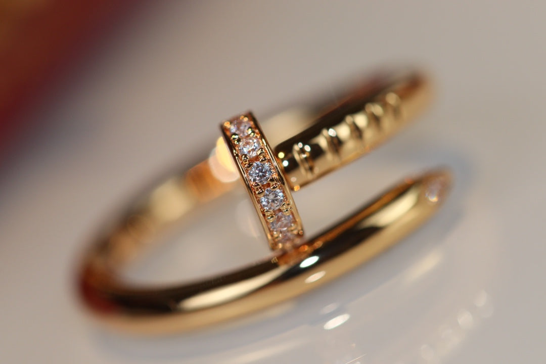 [Moco]JUSTE RING 2.65MM GOLD DIAMOND