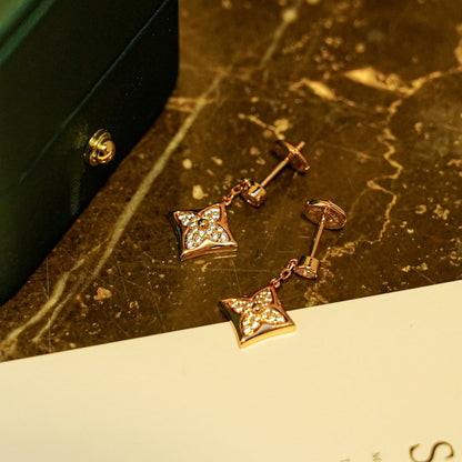 [Moco]STAR DIAMONDS EARRINGS GOLD