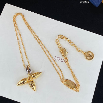 [Moco]LOUISETTE PEDANT GOLD NECKLACE