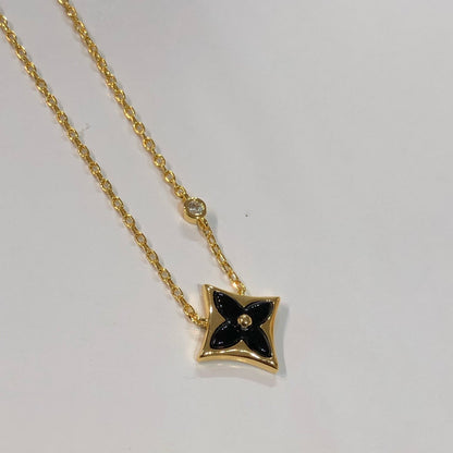 [Moco]STAR BLACK MOP NECKLACE