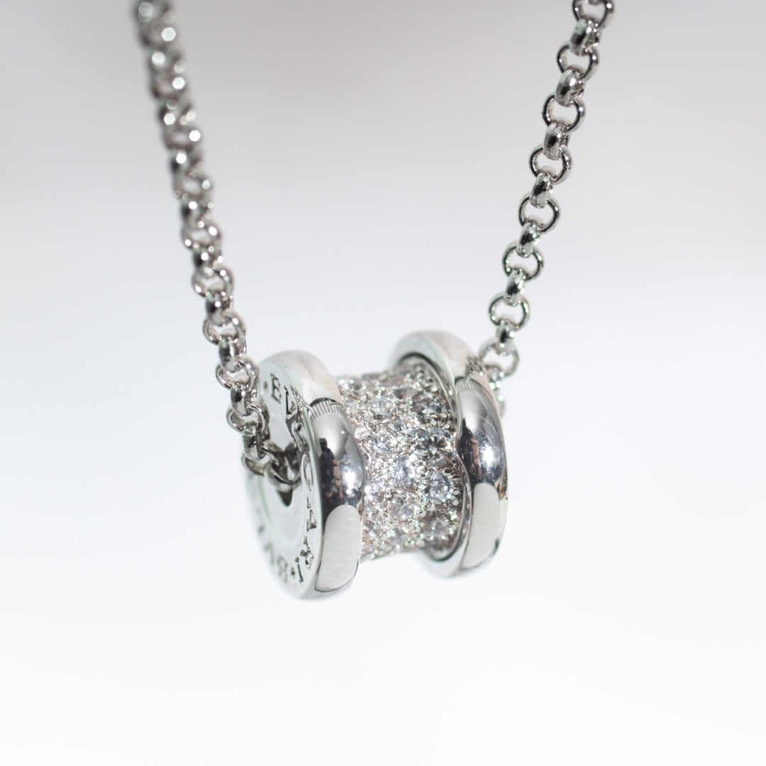 [Moco]ZERO 1 SILVER DIAMOND NECKLACE