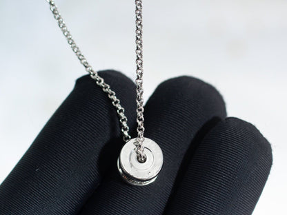 [Moco]ZERO 1 SILVER DIAMOND NECKLACE