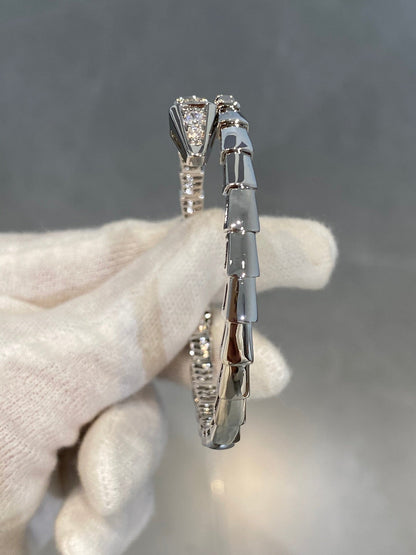 [Moco]SERPENTI BRACELET DIAMONDS SILVER