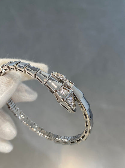 [Moco]SERPENTI BRACELET DIAMONDS SILVER