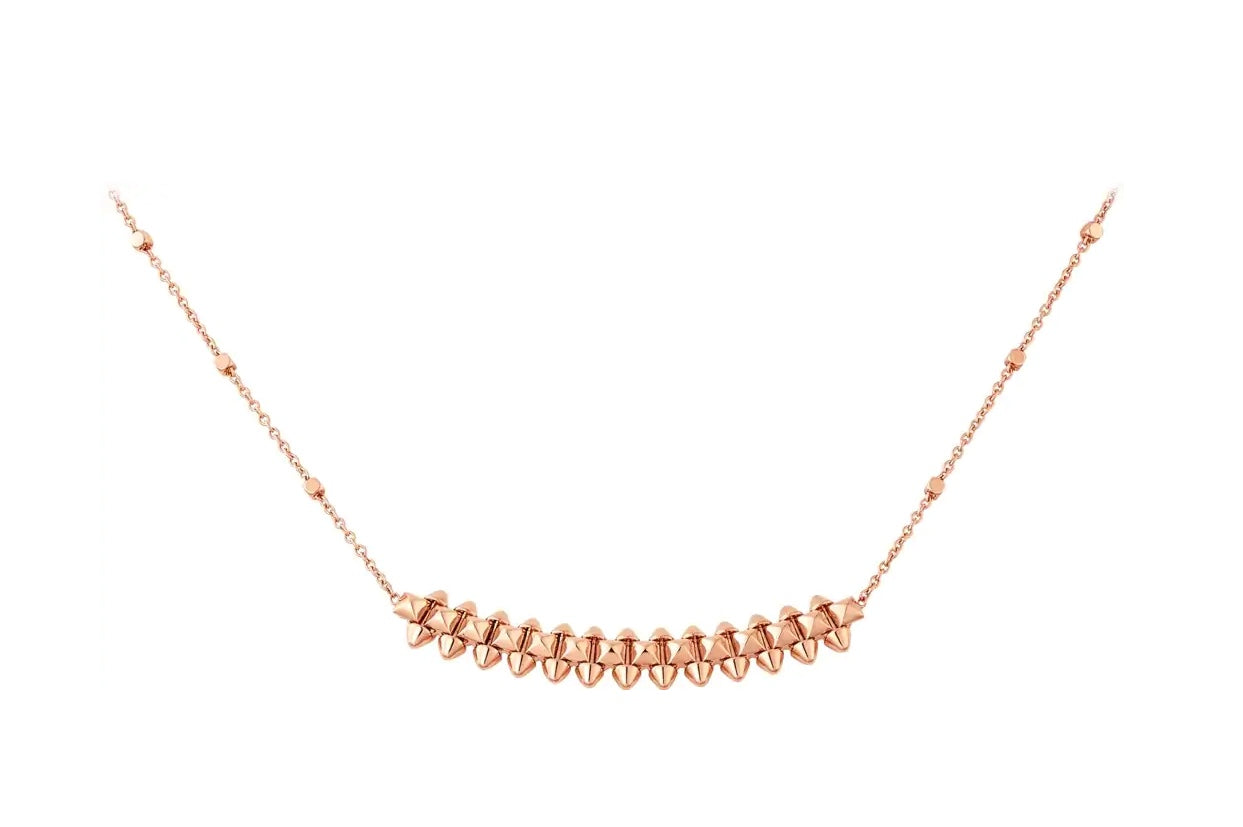 [Moco]CLASH PINK GOLD NECKLACE