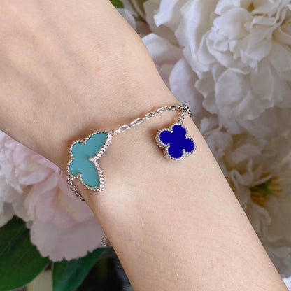 [Moco]LUCKY SPRING SILVER BRACELET 4 MOTIF