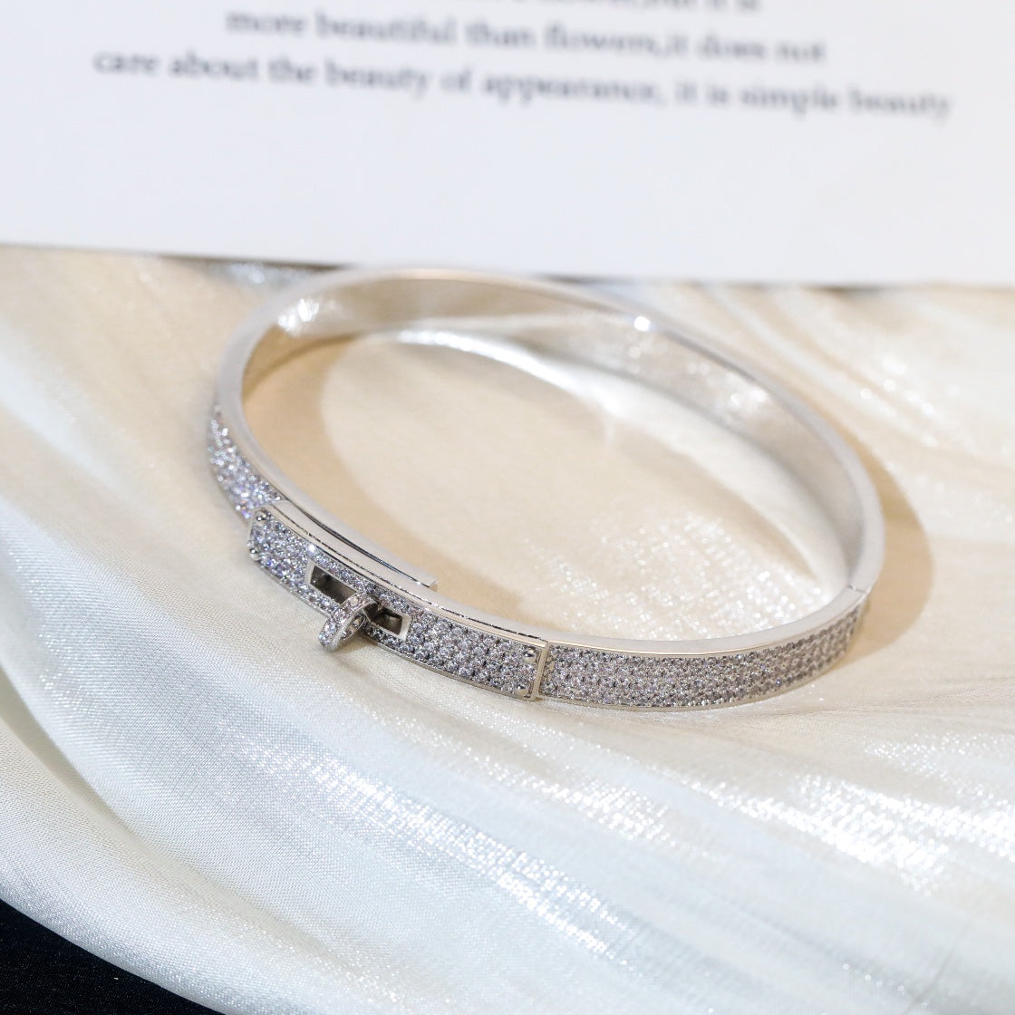 [Moco]KELLY BRACELET DIAMOND PAVED