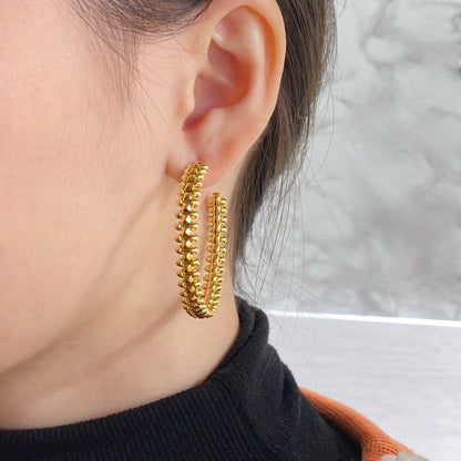 [Moco]CLASH LARGE HOOP EARRINGS