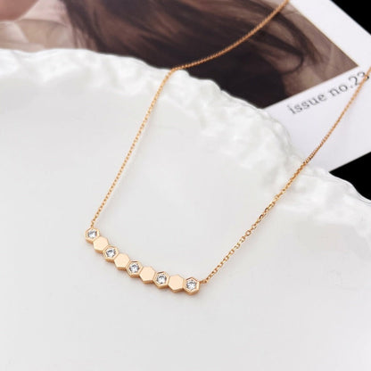 [Moco]BEE MY LOVE DIAMOND NECKLACE