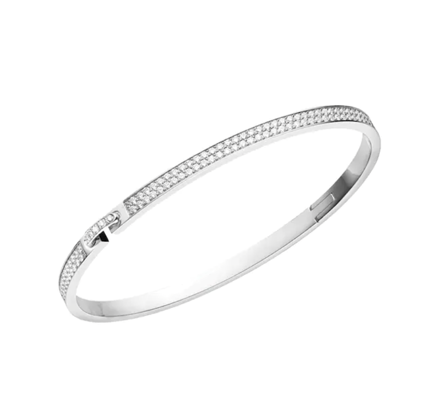 [Moco]LIENS VIDENCE DIAMOND PAVED BRACELET