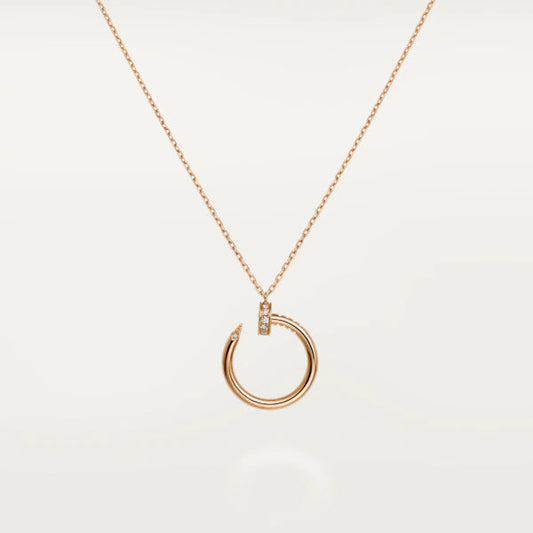 [Moco]JUSTE NECKLACE PINK GOLD