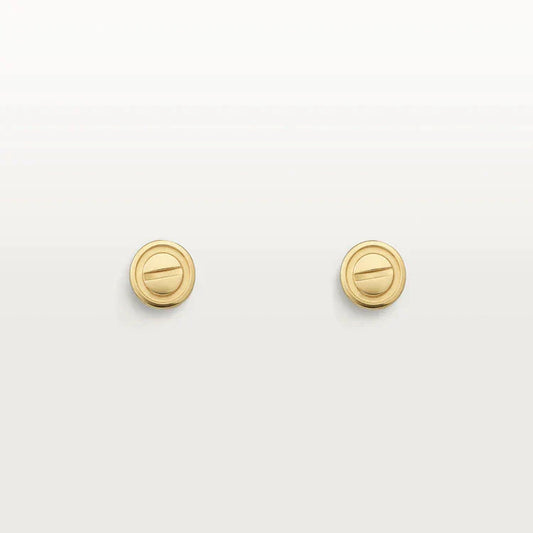 [Moco]LOVE EARRINGS GOLD 10MM