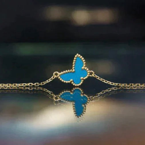 [Moco]BUTTERFLY TURQUOISE BUTTERFLY BRACELET