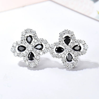 [Moco]LOOP EARRINGS FULL MOTIF DIAMOND 16MM