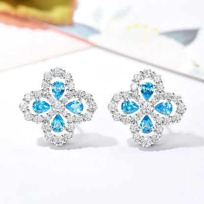 [Moco]LOOP EARRINGS FULL MOTIF DIAMOND 16MM