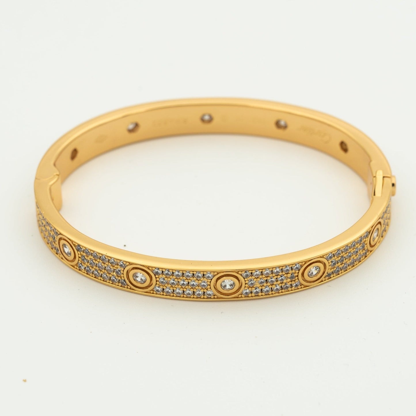 [Moco]LOVE BRACELET 6.1MM DIAMOND-PAVED 10 BIG DIAMONDS