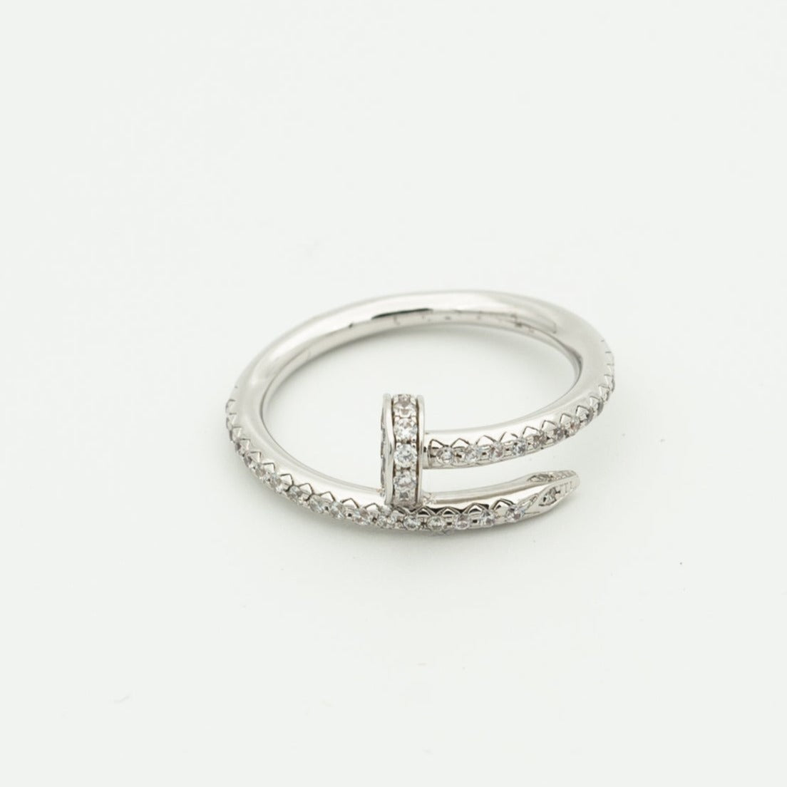 [Moco]JUSTE RING 1.8MM SILVER DIAMONDS