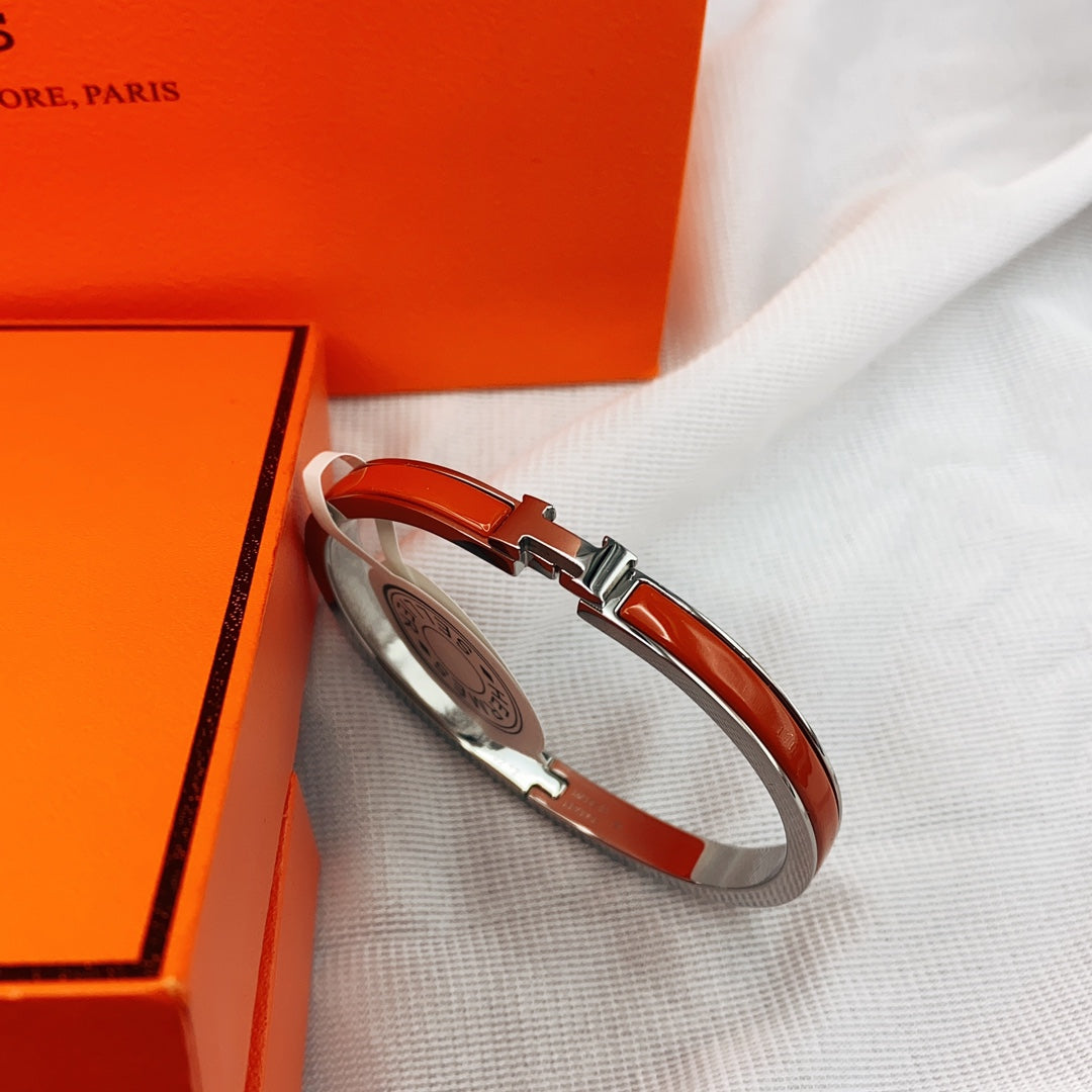 [Moco]CLASSIC HM CLIC RED 8MM ENAMEL BRACELET