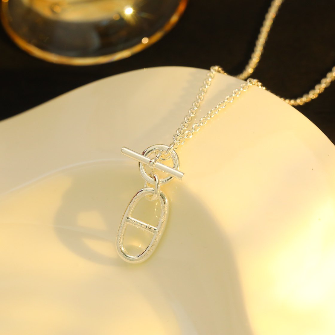 [Moco]HM CHAINE D'ANCRE PENDANT NECKLACE STERLING SILVER