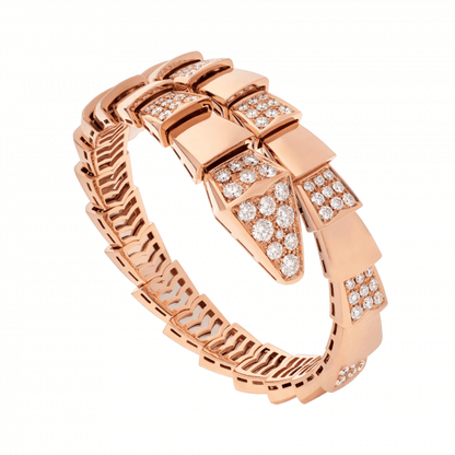 [Moco]SERPENTI WIDE BRACELET PINK GOLD DIAMOND