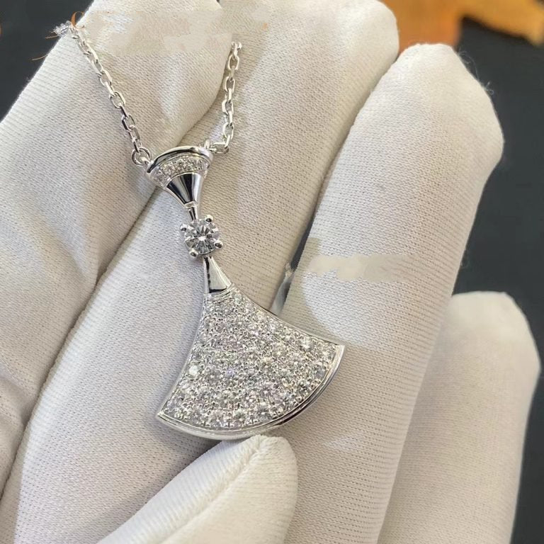 [Moco]DREAM NECKLACE SILVER FULL DIAMOND