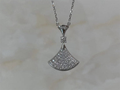 [Moco]DREAM NECKLACE SILVER FULL DIAMOND