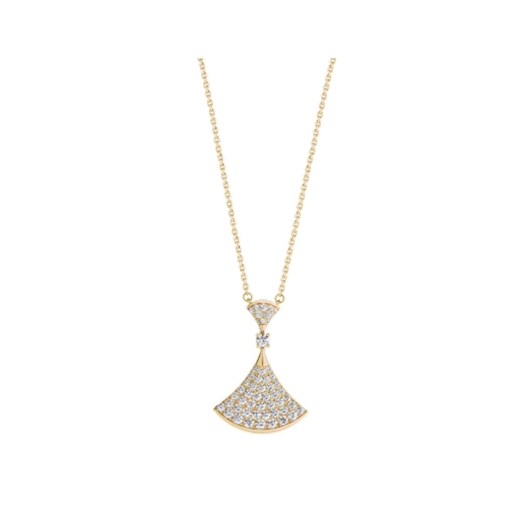 [Moco]DREAM NECKLACE GOLD FULL DIAMOND