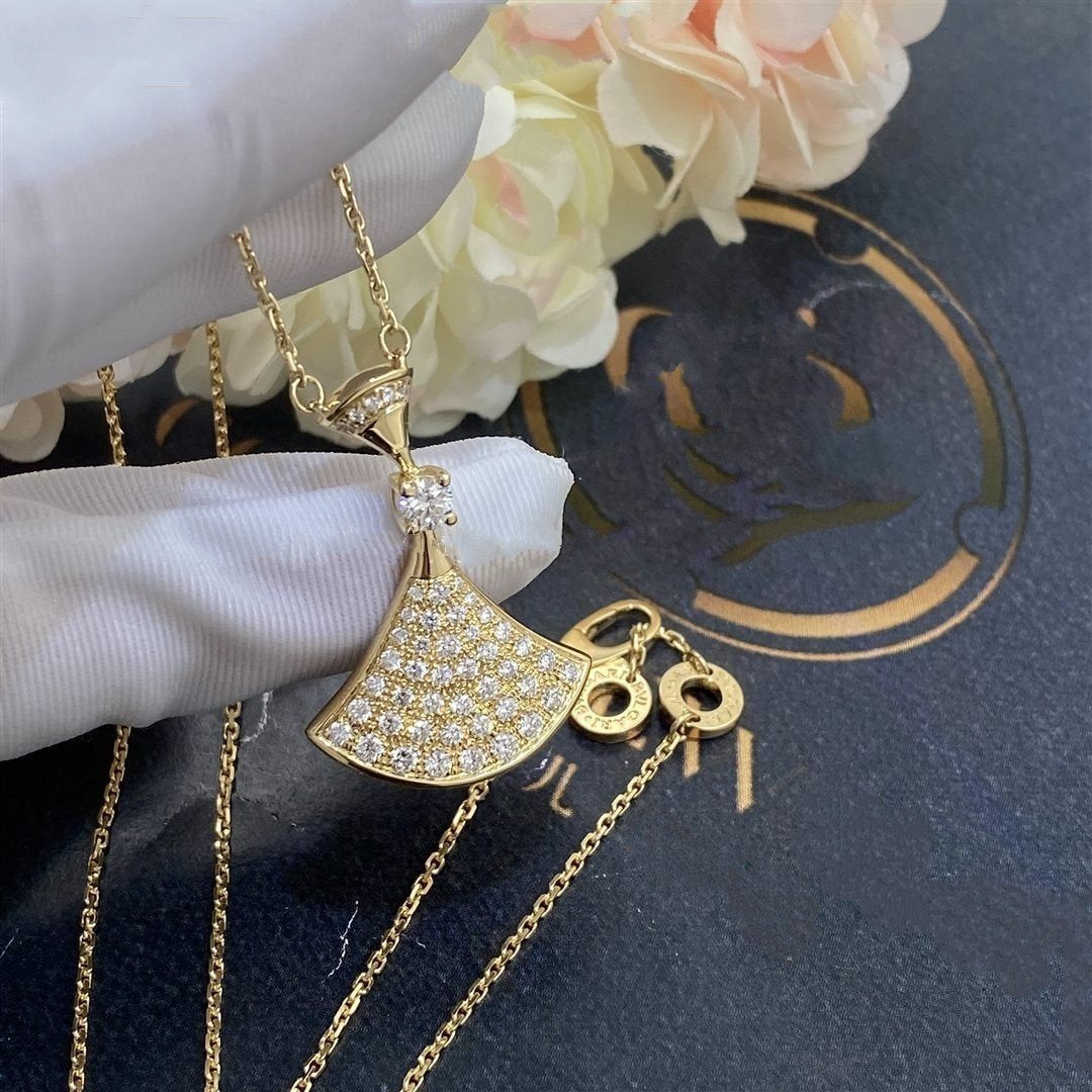 [Moco]DREAM NECKLACE GOLD FULL DIAMOND