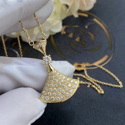 [Moco]DREAM NECKLACE GOLD FULL DIAMOND