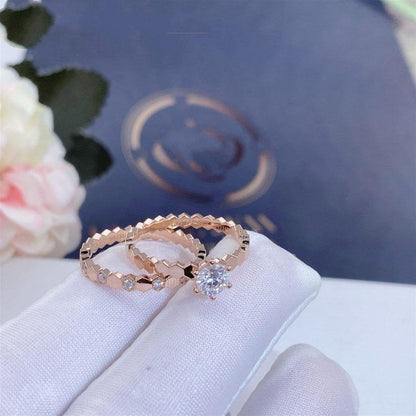 [Moco]BEE LOVE RING PINK GOLD 1 DIAMOND