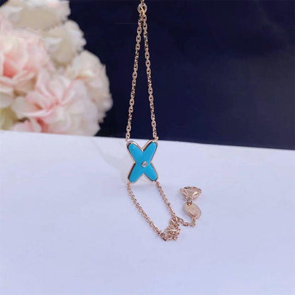 [Moco]JEUX BRACELET TURQUOISE PINK GOLD 1 DIAMOND