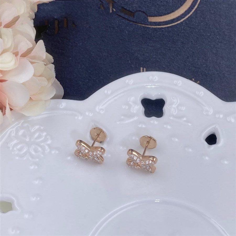 [Moco]JEUX DE PINK GOLD DIAMOND EARRINGS