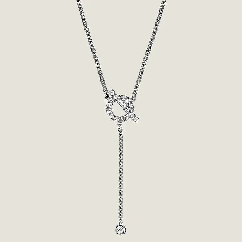 [Moco]FINESSE SILVER DIAMOND NECKLACE