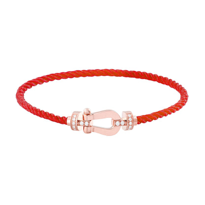 [Moco]FORCE 10 HALF DIAMOND PINK GOLD RED CORDERI LARGE AND MEDIUM MODEL