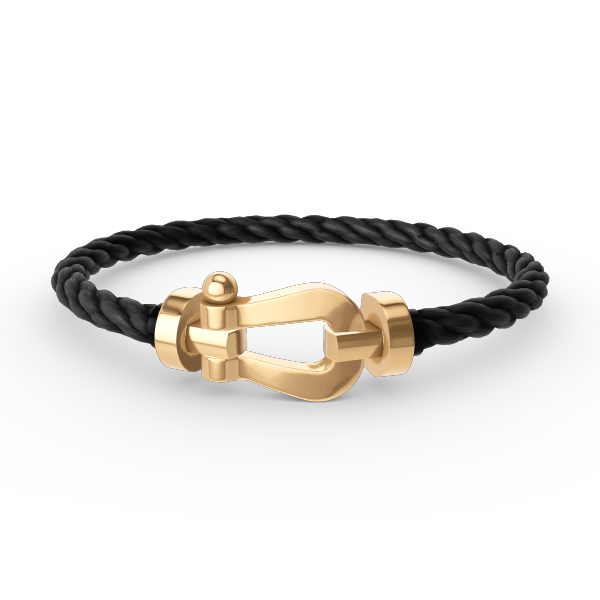 [Moco]FORCE LARGE HORSESHOE NO DIAMOND BRACELET GOLD