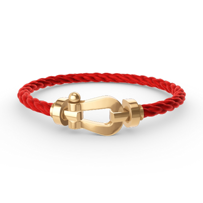 [Moco]FORCE LARGE HORSESHOE NO DIAMOND BRACELET GOLD