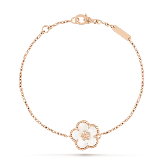 [Moco]LUCKY WHITE MOP PLUM BLOSSOM  BRACELET