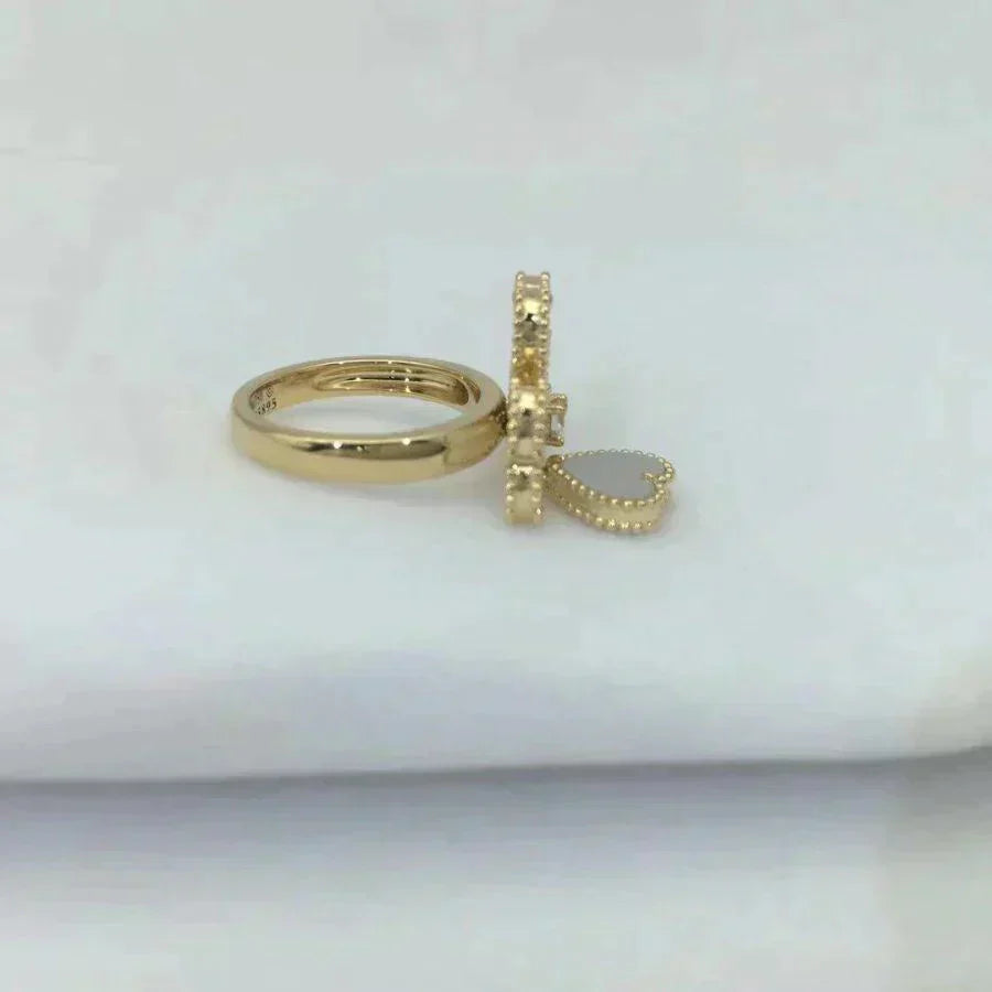 [Moco]SWEET CLOVER WHITE MOP RING