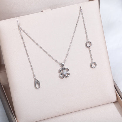 [Moco]FIOREVER NECKLACE DIAMOND CENTER